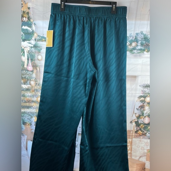 Michael Kors Size:L Women Wide Legs  Pull On Pants Luxe Teal - Picture 4 of 12